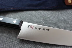 Couteau de chef japonais Kanetsugu Rev 21 lame 18cm micro dentée