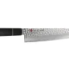 Couteau de chef japonais Kasumi Kuro 21cm martelé damas 32 couches