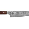 Couteau de chef japonais Takeshi Saji R2 Damas Mosaïque 21cm