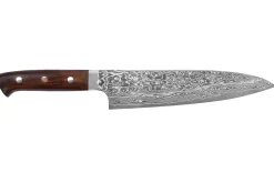 Couteau de chef japonais Takeshi Saji R2 Damas Mosaïque 21cm