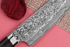Couteau de chef japonais Takeshi Saji R2 Damas Mosaïque 21cm