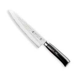 Couteau de chef japonais Tamahagane Tsubame lame martelée 21cm acier VG5