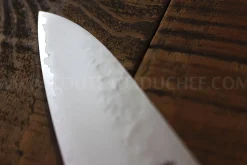 Couteau de chef japonais Tamahagane Tsubame lame martelée 15cm acier VG5