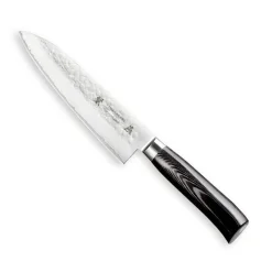 Couteau de chef japonais Tamahagane Tsubame lame martelée 18cm acier VG5