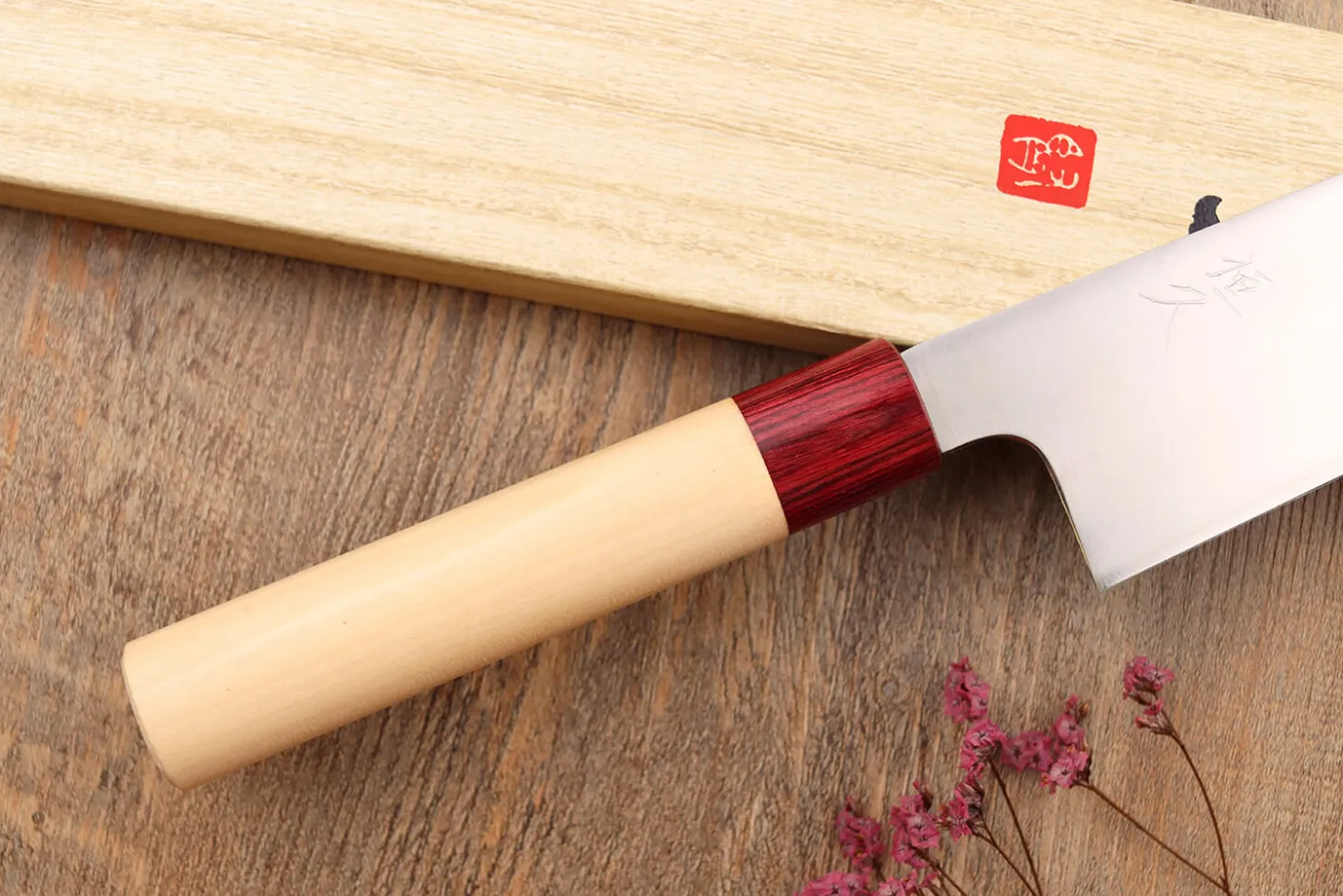 Couteau de chef japonais Tsunehisa VG10 Honoki 27cm