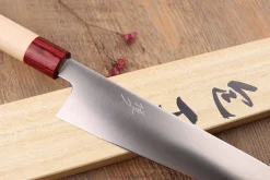 Couteau de chef japonais Tsunehisa VG10 Honoki 21cm