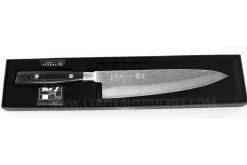Couteau de chef japonais Yaxell ZEN lame 20cm damas 37 couches