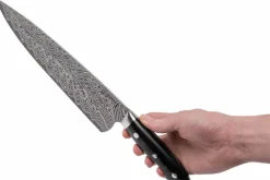 Couteau de chef japonais Zwilling Kramer Euro Stainless 26cm damassé manche en micarta