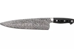 Couteau de chef japonais Zwilling Kramer Euro Stainless 26cm damassé manche en micarta