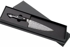 Couteau de chef japonais Zwilling Kramer Euro Stainless 16cm damassé manche en micarta