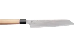 Couteau de chef kiritsuke 24cm japonais artisanal Sakai Kikumori Kikuzuki Rin