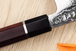 Couteau de chef kiritsuke 21cm japonais artisanal Sukenari SG2 damas