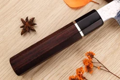 Couteau de chef kiritsuke 21cm japonais artisanal Sukenari SG2 damas