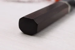 Couteau de chef kiritsuke 21cm japonais artisanal Sukenari HAP40 San Maï manche en bois de rose