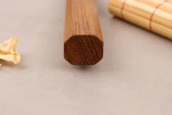 Couteau de chef kiritsuke 20cm japonais artisanal Nigara Hamono Migaki Tsuchime SG2 teck