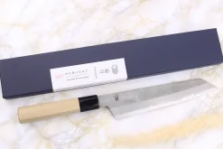 Couteau de chef kiritsuke 21cm japonais artisanal Sakai Kikumori Kikuzuki Rin