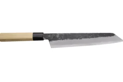 Couteau de chef kiritsuke 24cm japonais artisanal Sakai Kikumori Kikuzuki Kuro