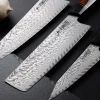 Couteau de chef kiritsuke Fukito Desert Damas 67 couches 21cm