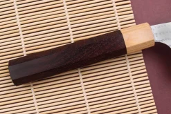 Couteau de chef kiritsuke japonais artisanal martelé Yu Kurosaki senko 24cm acier SG2