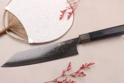 Couteau de chef kiritsuke japonais Kanetsugu Zuiun Kiwami revêtement DLC 21cm