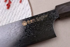 Couteau de chef kiritsuke japonais Kanetsugu Zuiun Kiwami revêtement DLC 21cm