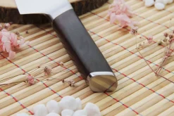 Couteau de chef Kutoyama lame 20cm et manche en bois d'ébène