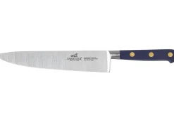 Couteau de chef Sabatier Idéal Bleu Abysse 100% forgé lame 20cm