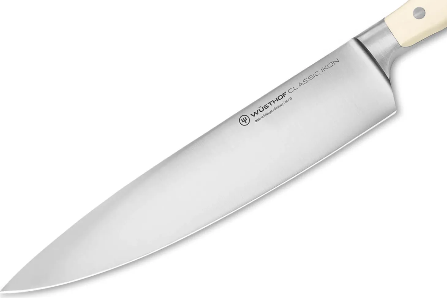 Couteau de chef Wüsthof Classic Ikon blanc forgé 23cm