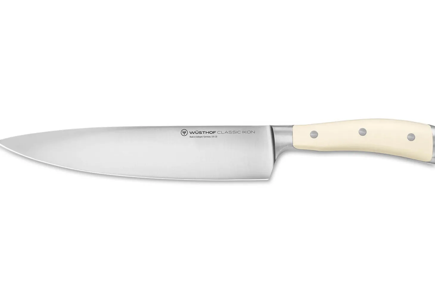 Couteau de chef Wüsthof Classic Ikon blanc forgé 23cm