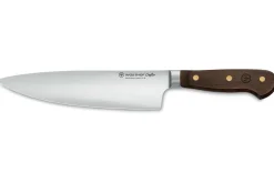 Couteau de chef Wüsthof Crafter forgé 20cm en chêne fumé