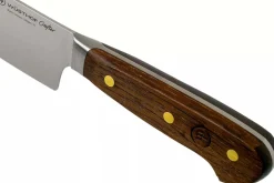 Couteau de chef Wüsthof Crafter forgé 20cm en chêne fumé