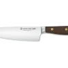Couteau de chef Wüsthof Crafter forgé 16cm en chêne fumé