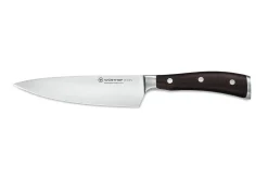 Couteau de chef Wüsthof Ikon forgé 16cm en bois de grenadille