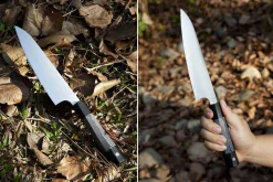Couteau de chef Xin XinCare acier inoxydable 18cm manche noir