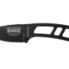 Couteau de cou Esee Candiru CAN-BE lame acier carbone 5,1cm manche ajouré en acier + étui