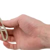 Couteau de cou Esee Candiru CAN-DT-E lame acier carbone 5,1cm manche ajouré en acier désert + étui