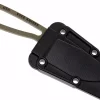 Couteau de cou Esee Dark Earth Izula IZULA-DE lame acier carbone 6,7cm manche en acier + étui