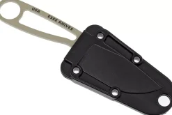 Couteau de cou Esee Izula Desert Tan IZULA-DT lame acier carbone 6,7cm manche en acier + étui