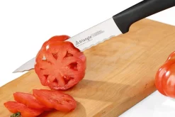 Couteau de cuisine Triangle lame ondulée inox 16cm