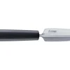 Couteau denteleur Triangle lame inox 10cm manche en green grip