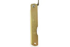 Couteau de poche Higonokami Kanetsune lame 7,5cm manche laiton