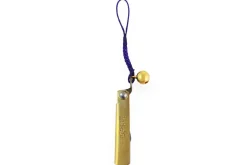 Couteau de poche Higonokami Kanetsune lame 4cm acier SK-5 manche laiton + grelot
