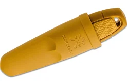 Couteau de poche Mora Eldris 12650 lame inox 5,9cm manche caoutchouc jaune + étui