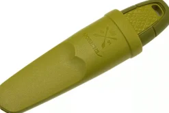 Couteau de poche Mora Eldris 12651 lame inox 5,9cm manche caoutchouc vert + étui