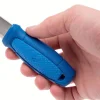 Couteau de poche Mora Eldris 12649 lame inox 5,9cm manche caoutchouc bleu + étui