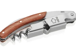 Couteau de serveur Gefu Palissa 3 en 1 en acier inox et bois de rose 10cm