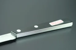 Couteau de table GÜDE Universel 10cm micro-denté manche noir/blanc