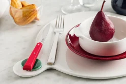 Couteau de table Opinel Bon Appétit Bois n°125 lame 11cm en inox manche en charme rouge