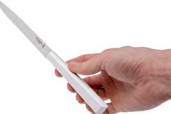 Couteau de table Opinel Bon Appétit Bois n°125 lame 11cm en inox manche en charme blanc