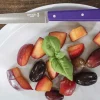 Couteau de table Opinel Bon Appétit Bois n°125 lame 11cm en inox manche en charme violine